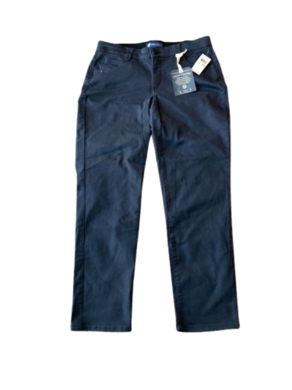 Democracy Ab Solution Booty Lift Straight Leg Jeans Womens 14W Pewter NWT